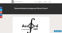 Desktop Screenshot of gamedeveloper.com.br